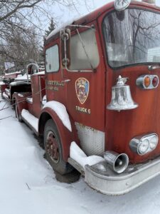 Firefighter fitness fire truck